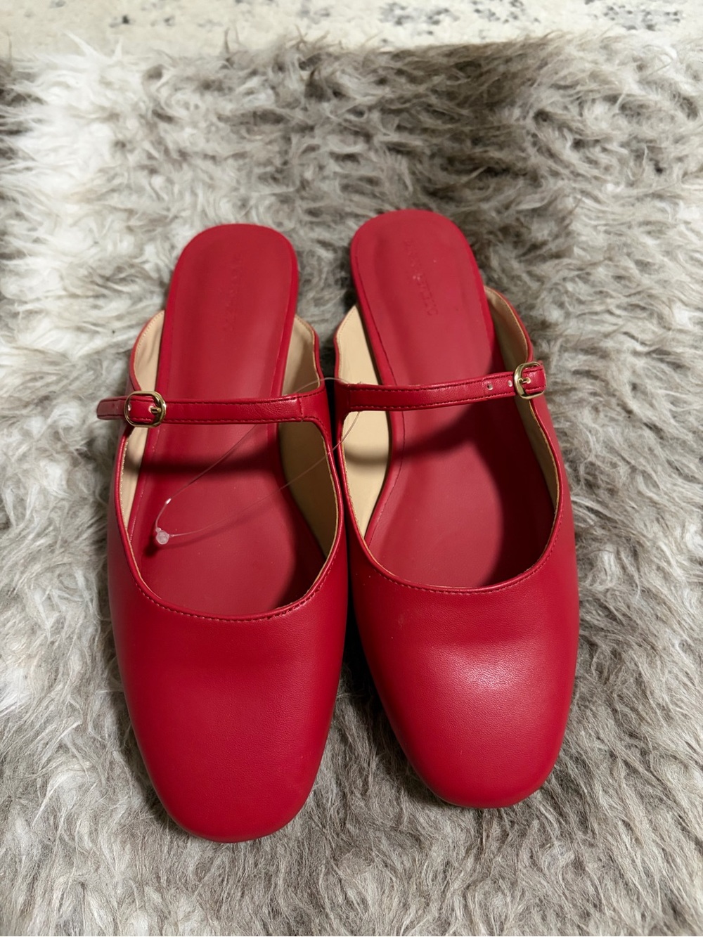 Banana Republic 8.5 Women's Red Slip On Mary Jane Mule